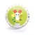 Gumilabda: Kiskertben ∅ 12 cm (Lovely bugs Ball) Djeco