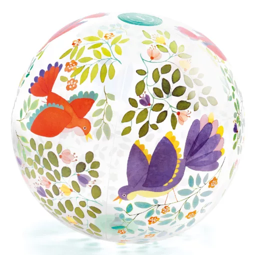 Felfújható labda: Madárkák ∅ 35 cm (Birds ball) Djeco