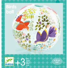 Felfújható labda: Madárkák ∅ 35 cm (Birds ball) Djeco
