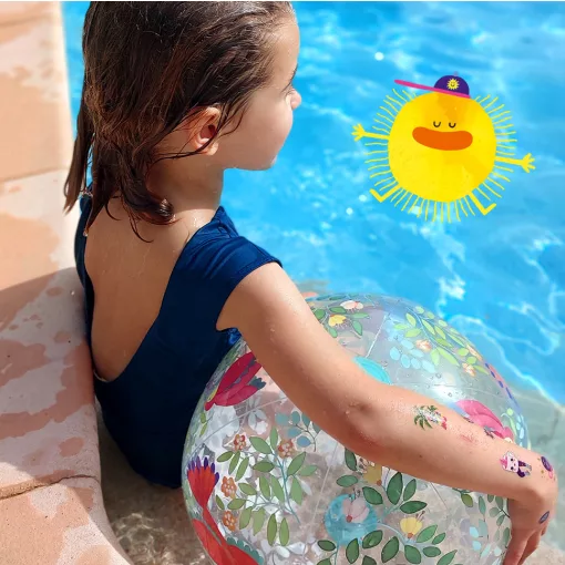Felfújható labda: Madárkák ∅ 35 cm (Birds ball) Djeco