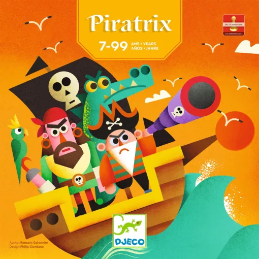 Társasjáték: Kalóz kaland (Piratrix) Djeco