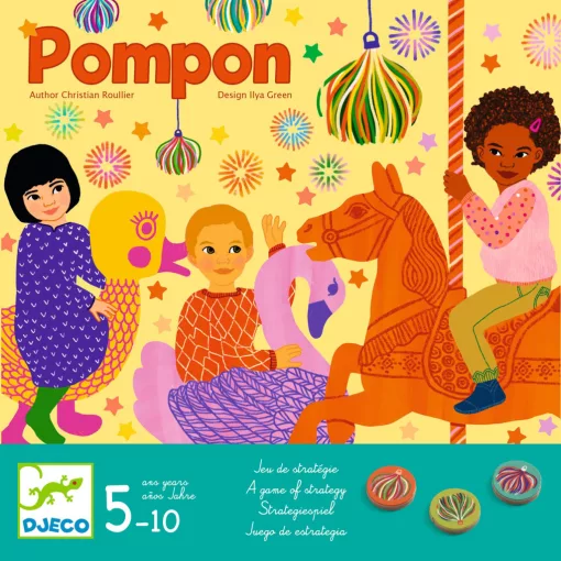 Társasjáték: Körhintázó (Pompom) Djeco