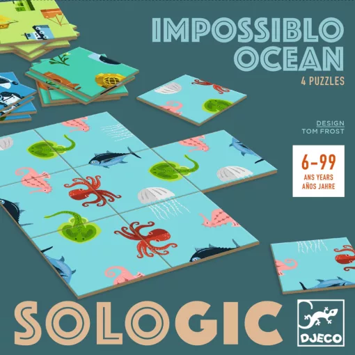 Logikai játék: Lehetetlen Óceán (Ocean) Djeco