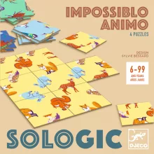 Logikai játék: Lehetetlen – Állatok (Animo) Djeco