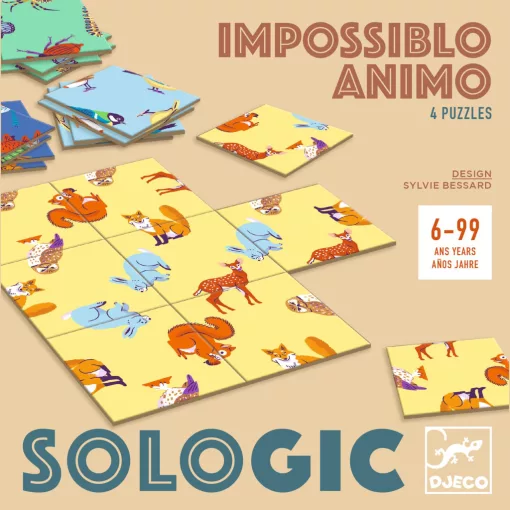 Logikai játék: Lehetetlen – Állatok (Animo) Djeco
