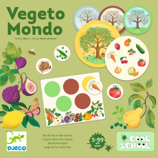 Képes lottó: Évszakok (Vegeto Mondo) Djeco