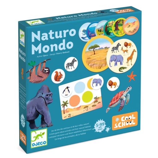 Képes lottó: Állatok és élőhelyeik (Naturo Mondo) Djeco