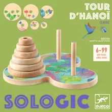 Logikai játék: Toronyépítő (Tour d'Hanoï) Djeco