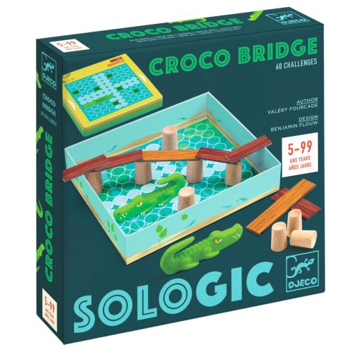 Logikai játék: Hídverő (Croco Bridge) Djeco