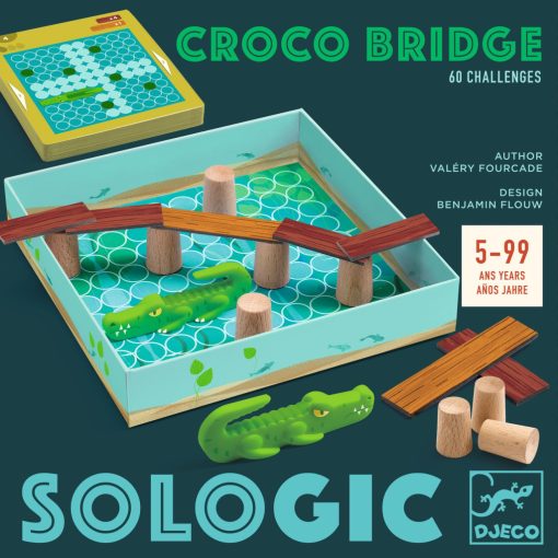 Logikai játék: Hídverő (Croco Bridge) Djeco