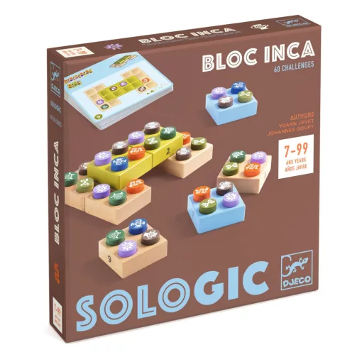 Logikai játék: Inka piramis (Bloc Inca) Djeco