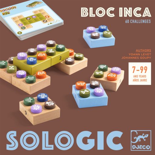 Logikai játék: Inka piramis (Bloc Inca) Djeco