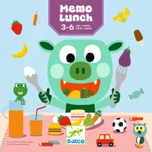Memóriajáték: Vacsora (Memo lunch) Djeco