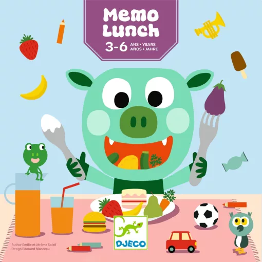 Memóriajáték: Vacsora (Memo lunch) Djeco