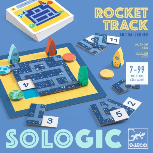Logikai játék: Útkereső (Track Puzzle) Djeco