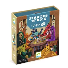Társasjáték: Kalóz kockázat (Pirates 'n' Dice) Djeco