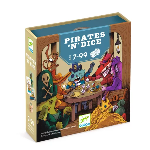 Társasjáték: Kalóz kockázat (Pirates 'n' Dice) Djeco