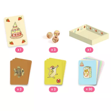 Társasjáték: Kockacukor (Sugarcake) Djeco