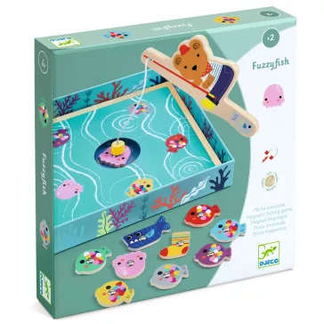 Horgászjáték: Talányos (Fuzzyfish) Djeco