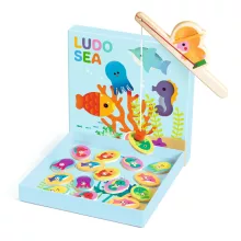 Társasjáték: Tengerben (Ludo Sea: 4 games) Djeco