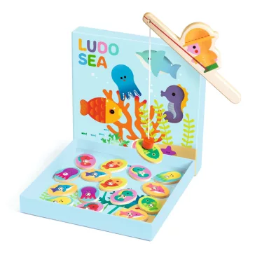 Társasjáték: Tengerben (Ludo Sea: 4 games) Djeco