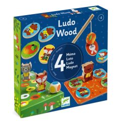 Társasjáték: Négy pajti (Ludo Wood) Djeco