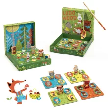 Társasjáték: Négy pajti (Ludo Wood) Djeco