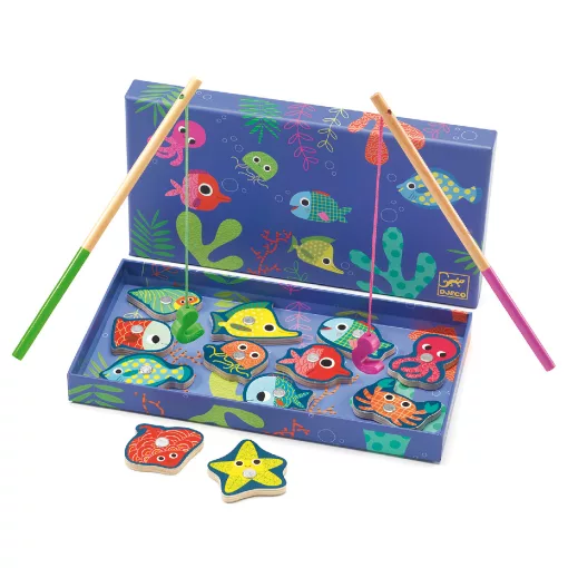 Horgász játék: Színes horgászat (Coloured fishing) Djeco