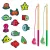   Horgász játék: Színes horgászat (Coloured fishing) Djeco