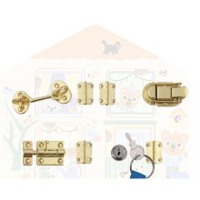 Ügyesítő játék: Bezáró-kinyitó (Cabanalock) Djeco