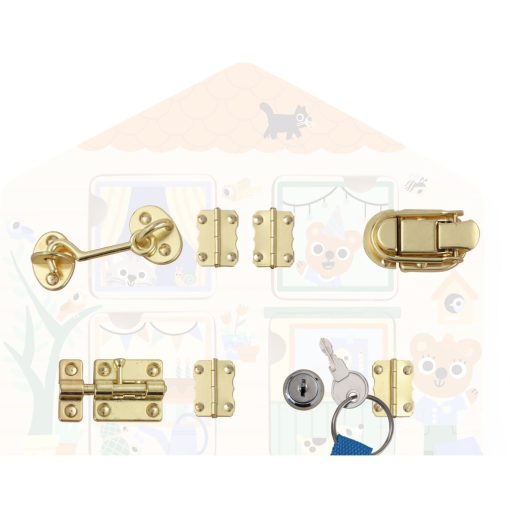 Ügyesítő játék: Bezáró-kinyitó (Cabanalock) Djeco