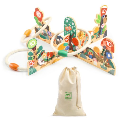 Célba dobó fajáték: kiskertben, karika dobó (Gardino) Djeco