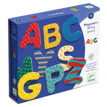 Mágneses betűkészlet: Nagybetűk (38 fancy letters) Djeco