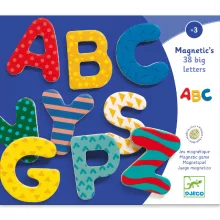 Mágneses betűkészlet: Nagybetűk (38 fancy letters) Djeco