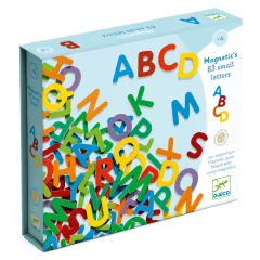   Mágneses betűkészlet: Színes nagybetűk (3 small letters) Djeco