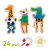 Mágneses képkirakó: Vicces állatok (Crazy animals) Djeco