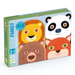   Kártyajáték: Pártaláló – Szüli (Little Family) Djeco