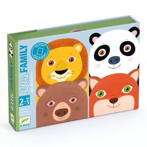 Kártyajáték: Pártaláló – Szüli (Little Family) Djeco