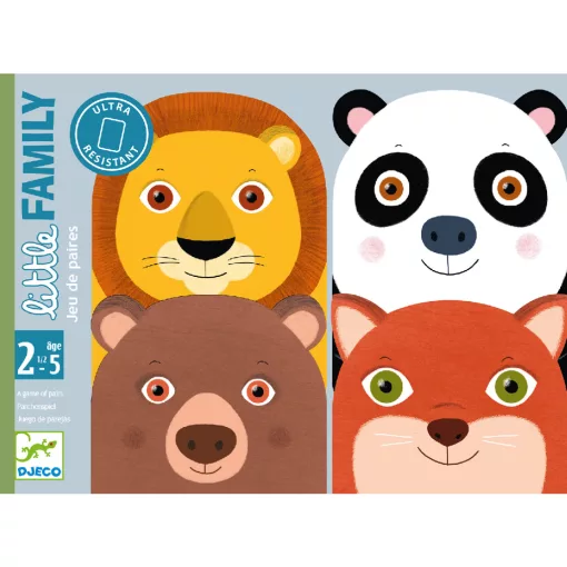 Kártyajáték: Pártaláló – Szüli (Little Family) Djeco