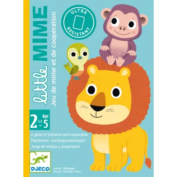 Kártyajáték: Utánzoo (Little Mime) Djeco