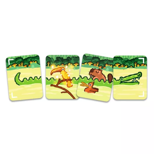 Kártyajáték: Krokodil safari (Safari Croco) Djeco