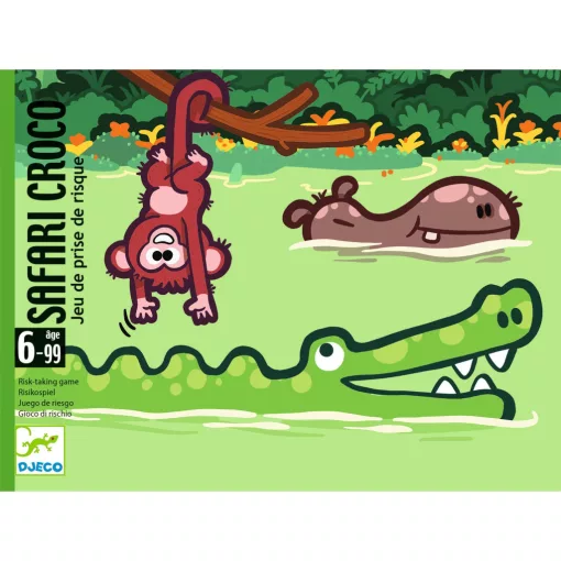 Kártyajáték: Krokodil safari (Safari Croco) Djeco