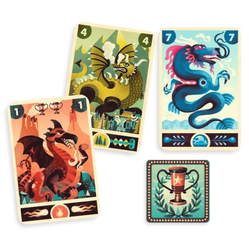 Kártyajáték: Sárkányharc (Dragon deck) Djeco