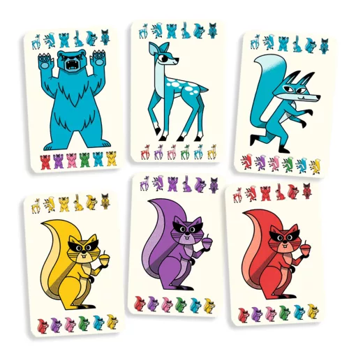 Kártyajáték: Állati kutyuló (Mix Familly) Djeco