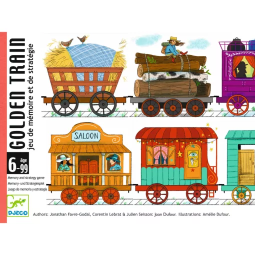 Kártyajáték: Arany vonat (Golden Train) Djeco