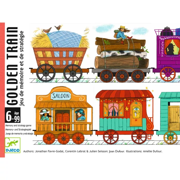 Kártyajáték: Arany vonat (Golden Train) Djeco