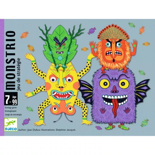 Kártyajáték: Szörnytrió (Monstrio) Djeco