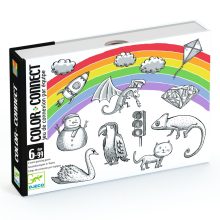 Kártyajáték: Színes kapcsolatok (Color Connect) Djeco