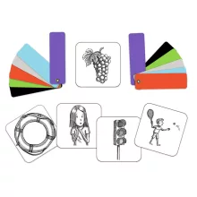 Kártyajáték: Színes kapcsolatok (Color Connect) Djeco