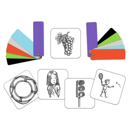 Kártyajáték: Színes kapcsolatok (Color Connect) Djeco